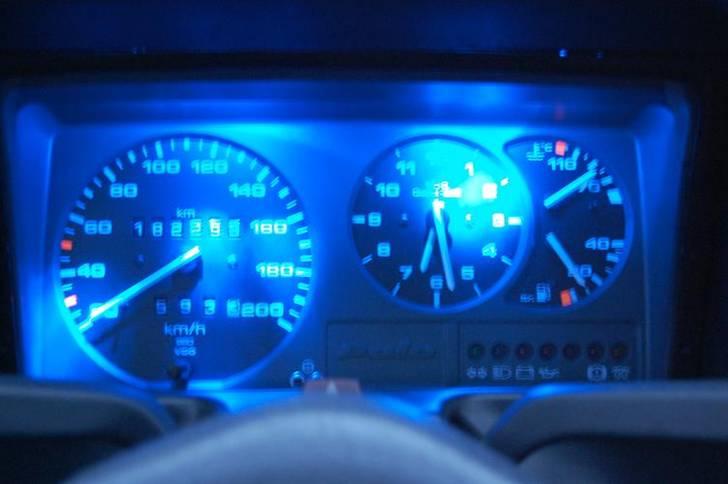 VW polo diesel (tøffe) - hjemme lavede blå dioder billede 15