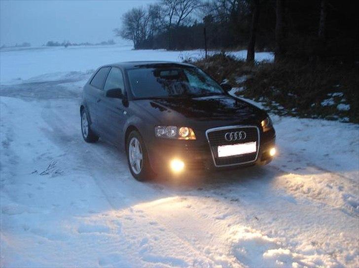Audi A3, Ambition 'SOLGT' - Bilen om vinteren :P billede 6