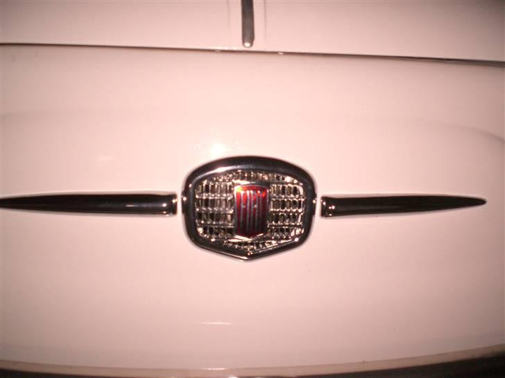 Fiat 500 D - emblem i god krom billede 7