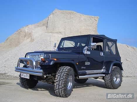 Jeep Wrangler YJ  - Da jeg var på bilferie i Arizona USA...he he. Nej, det er såmænd kun Vordingborg Havn billede 5