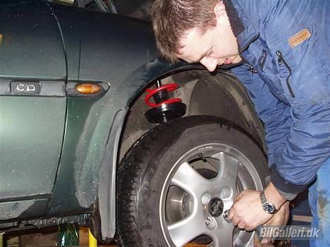 Opel Vectra B Wagon **Solgt** - Og Vinterhjulene monteres igen, nu er de væk !!!  :-( billede 8