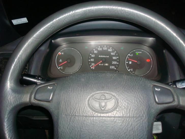 Toyota corolla e10 1,3i solgt - mit fine speedometer billede 2