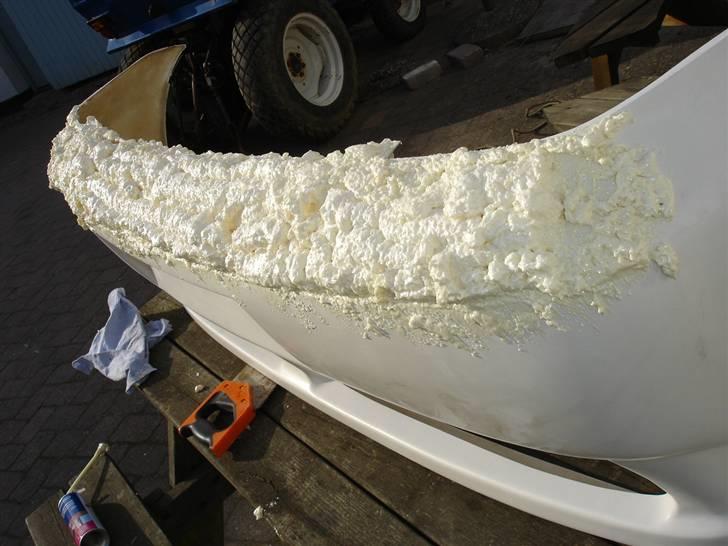 VW polo 6n1 R.I.P - kofangeren under opbygning med håndværker skum... billede 7