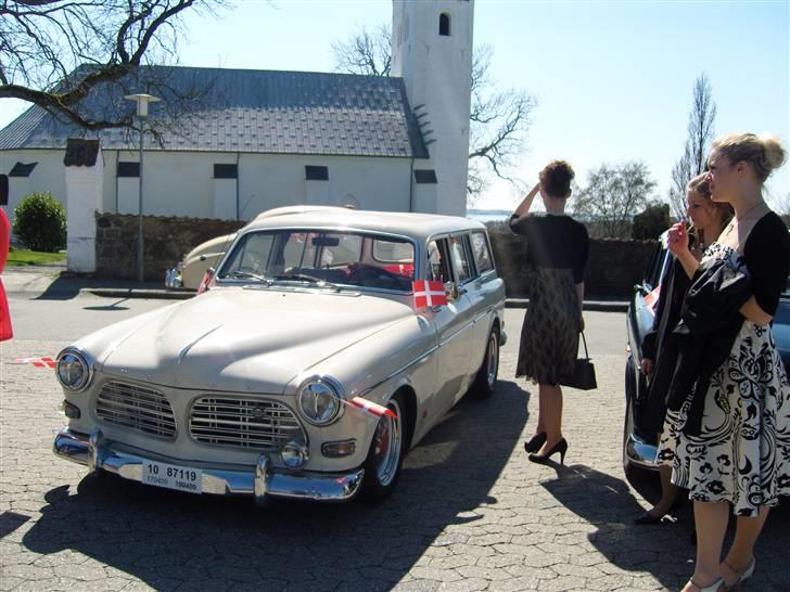 Volvo Amazon Kombi HGV 221 osv - mikaels bryllup var deadline for at den skulle være færdig, det blev den så dog kl lort om natten dagen i forvejen! billede 5