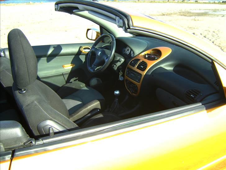 Peugeot 206cc - Lidt lakeret interiør-Samme farve, men mat klarlak på! billede 5
