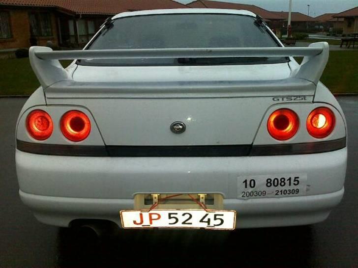 Nissan SKYLINE R33 GTS25T TURBO - Her er den så på danske prøveplader billede 12