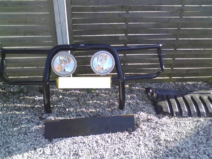 Mitsubishi pajero V6 BYTTET ! - den skal lige sendes til maler, da den er ved at skalle billede 10