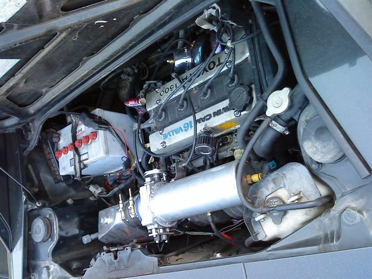 Toyota Mr2 Aw11 "Solgt" - Motorrum med 4agte opsætningen :-D billede 19