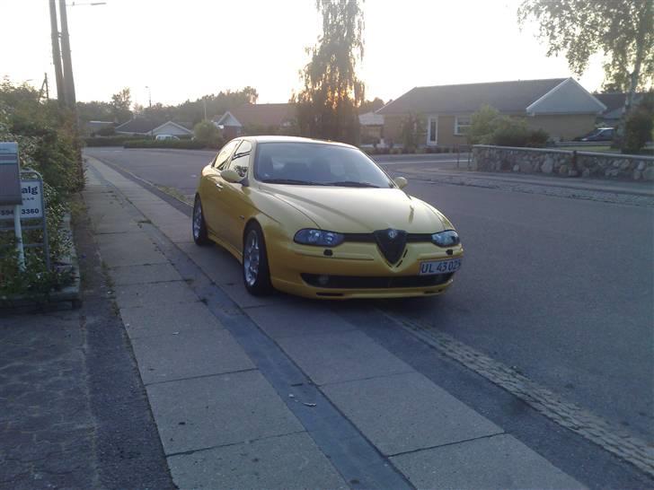 Alfa Romeo 156 2.5 V6  - Front malet sort og GTA lygter. Novitec frontspoiler billede 12