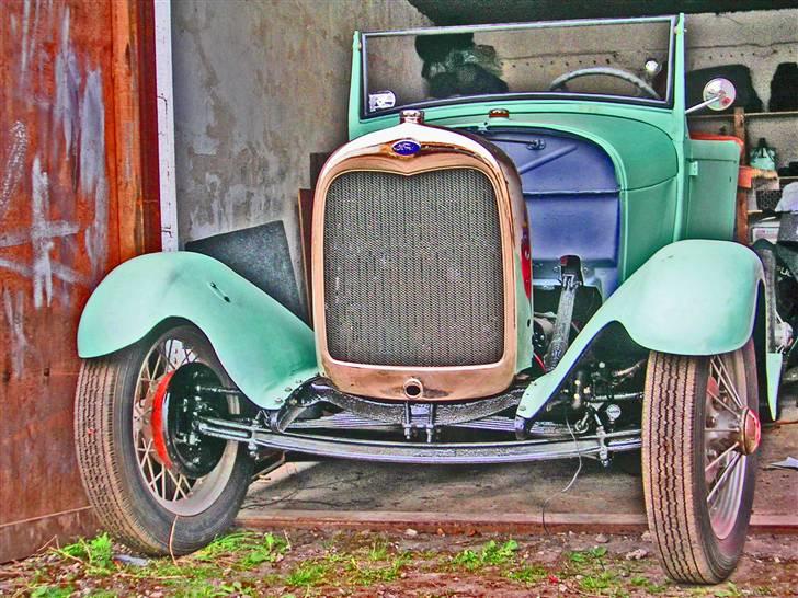 Amerikaner Ford roadster p/u hotrod billede 11