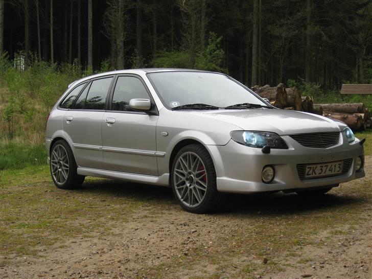 Mazda 323F sportive - Fik fælgene pulverlakeret i gun metal inden sommerbrug... billede 13