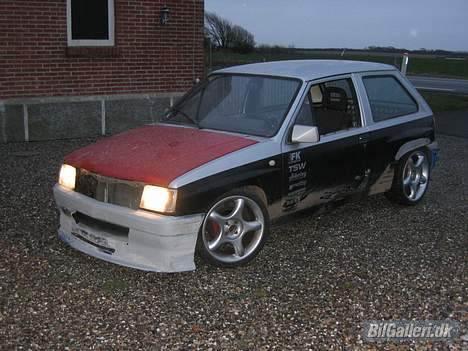 Opel Corsa A  - sådan så bilen ud da jeg fik den. næsten  billede 2