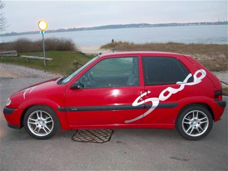 Citroën Saxo, VTR 1.6i 8v  SOLGT - Som den ser ud i dag :) billede 2