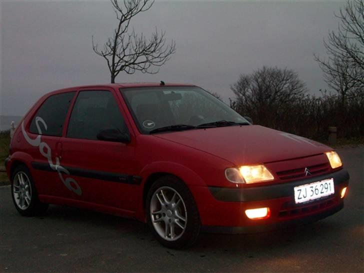 Citroën Saxo, VTR 1.6i 8v  SOLGT - Som den ser ud i dag :) billede 4