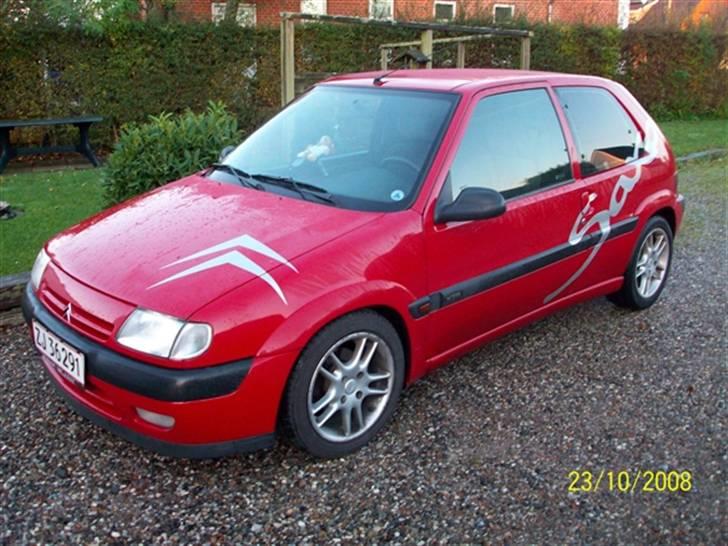 Citroën Saxo, VTR 1.6i 8v  SOLGT - Som den ser ud i dag :) billede 7