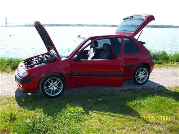 Citroën Saxo, VTR 1.6i 8v  SOLGT - Før Arnoskilte lavede mit oplæg med Saxo streamer. billede 8