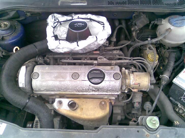 VW Polo 6N *Solgt 13/3-10* - Mit Pava-gennemsovsede motorrum. Men K&N filteret skinner da lidt :D billede 19