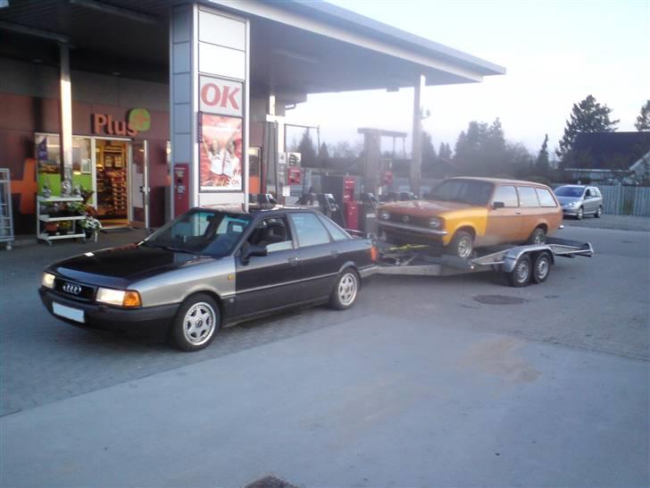 Audi 80 1,8 i Sport - Så ka i se hvordan den så ud før, og hva den ka og må trække det os dejligt billede 20