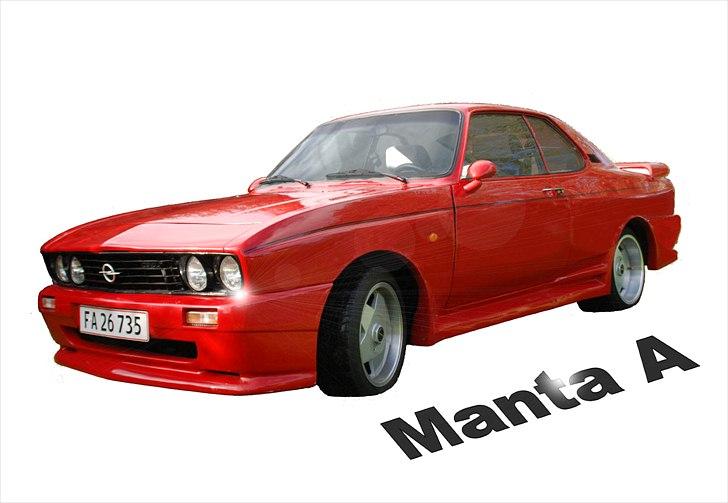 Opel manta a - solgt billede 1