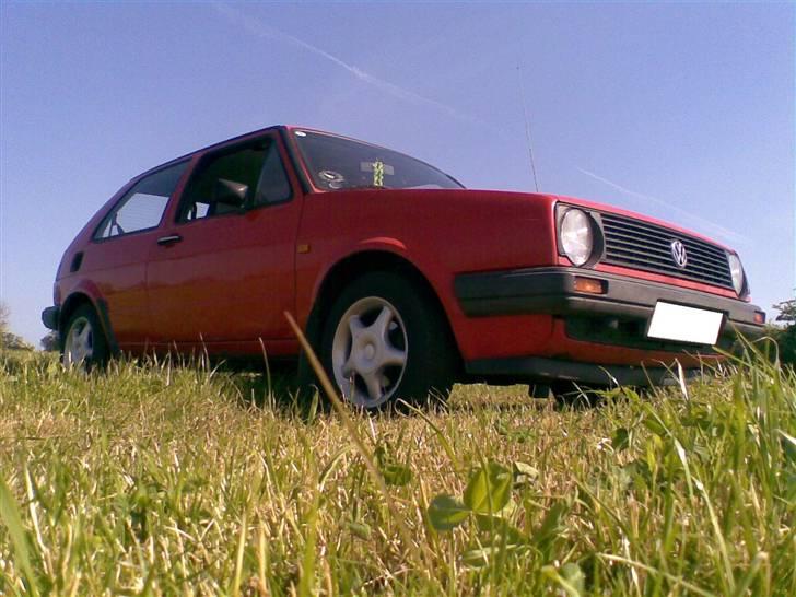 VW Golf 2 (Den Semirøde) - På marken(: billede 10