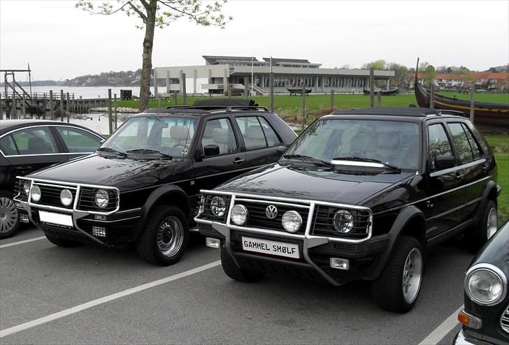 VW golf 2 country black & chrom syncro - et sjældent syn (2x golf country black&chrom) billede 18