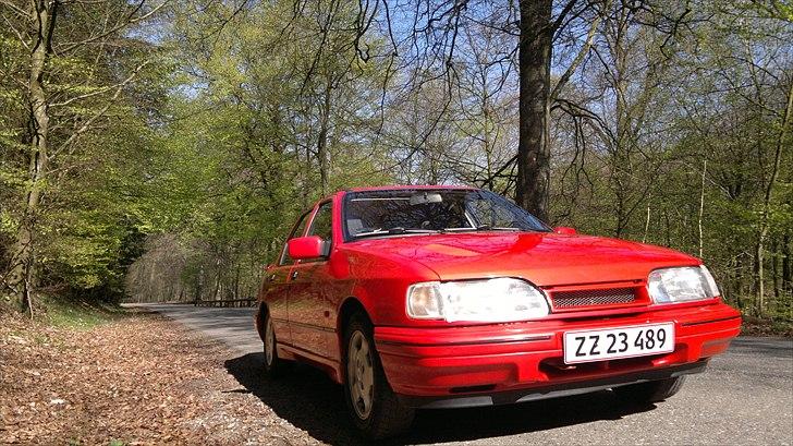 Ford Sierra GT 2.0 Dohc - så der forår, dog har jeg ikke fået sommerhjul på endnu :) billede 18