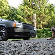 Opel Record brænderbil dhb 09 