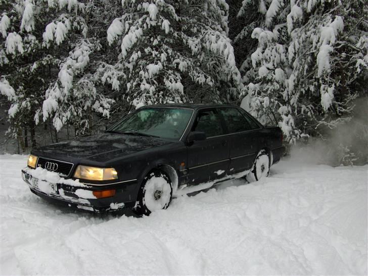 Audi V8 Quattro *"soldt" - lidt sne ska der til :P billede 9