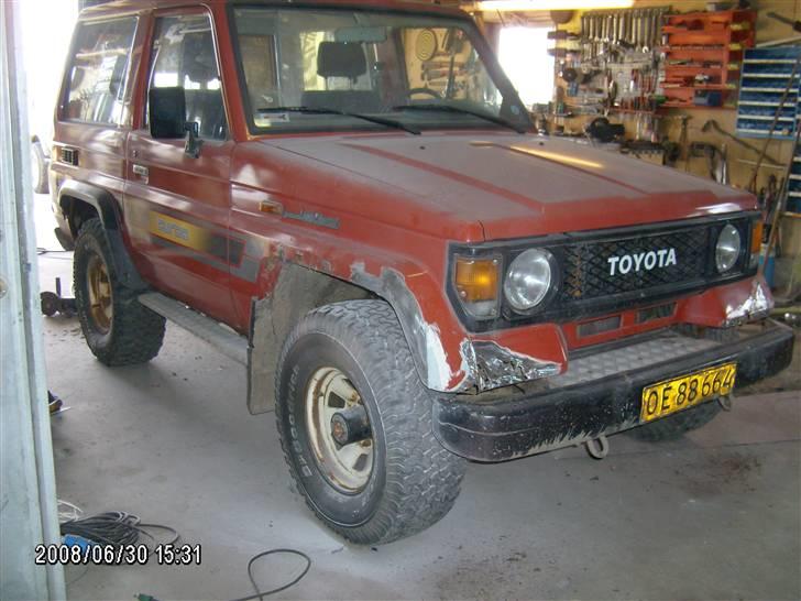 Toyota Landcruiser hdj 80  - 70er under klargøring billede 4