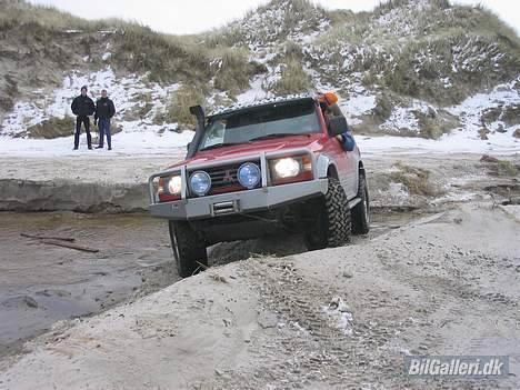 Mitsubishi Pajero 4x4 - Fra strandturen 2005 ved Løkken billede 1