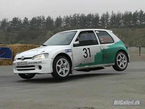 Peugeot 106 MAXI SOLGT - Kongensbro Rallysprint - her letter hele bilen.. :) billede 8