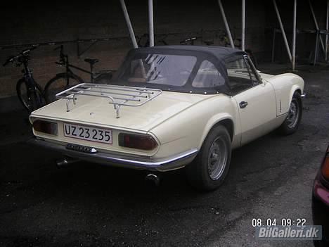 Triumph Spitfire 1500 (2,0 R6) - Her kommer nyt crom bagagebærer med trælameller billede 2