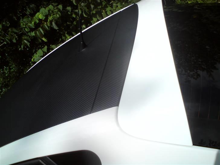 Seat ibiza - Carbon på taget,hvid folie på tagspoiler billede 5