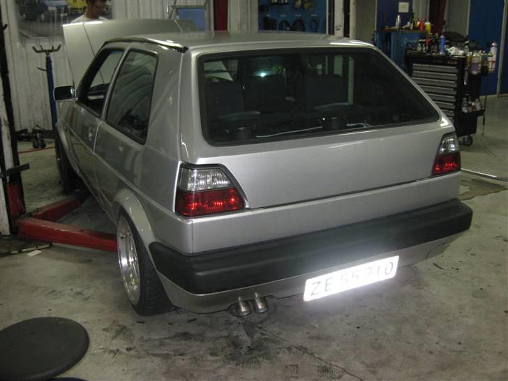 VW Golf II 2.8 VR6(BYTTET) - så makker vi igen. sænket ny rustfri hjemmelavet potte.. hva synes i?? billede 7