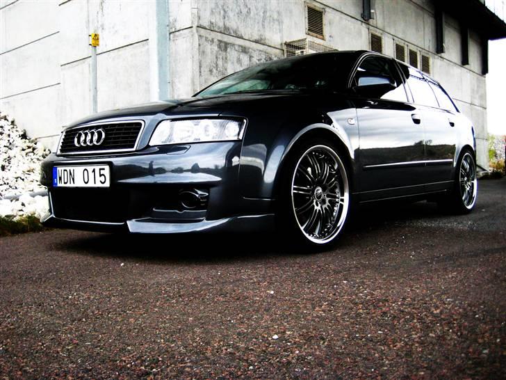 Audi A4 3.0 avant Quattro #SOLGT# - 19" Evo med poleret kant, blev ret godt til bilen syntes jeg.... billede 1