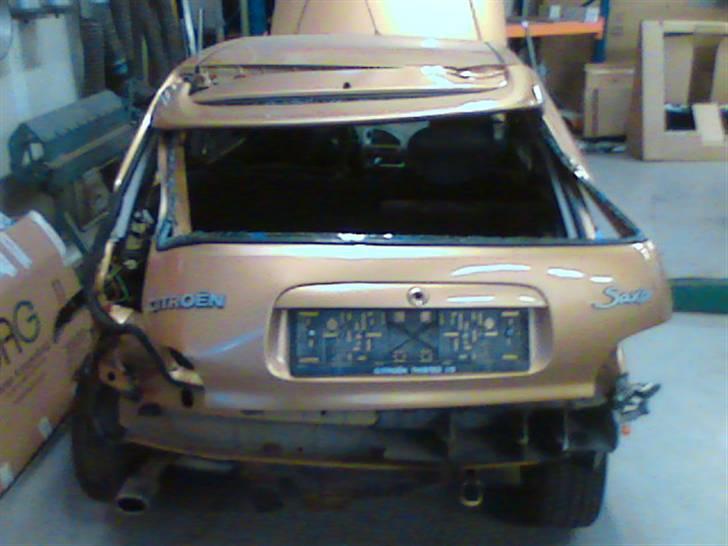 Citroën saxo solgt - sådan så den ud da jeg købte den  billede 3