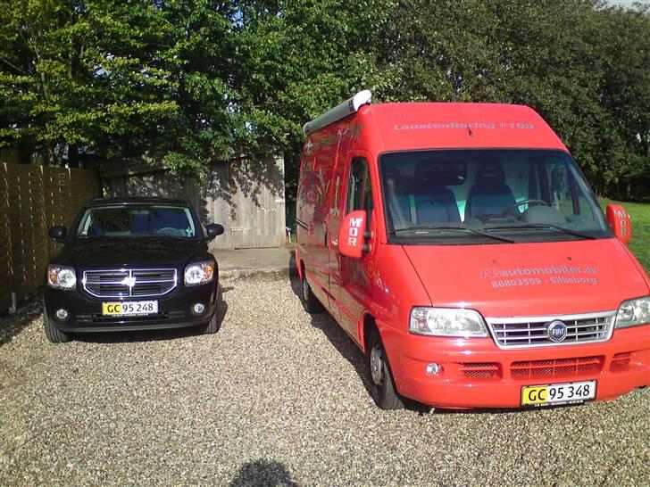 Fiat Ducato TØNDEN - Tønden og min dodge caliber..tjek lige nummerpladerne :D billede 10