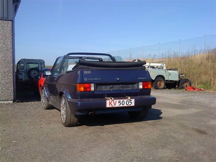 VW Golf I Cabriolet - Første gang jeg havde haft prøve plader på :) omkring oktober-november 08 billede 15