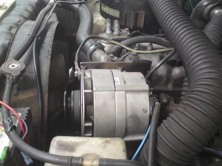 Toyota landcruiser HJ 60 turbo $DEN BLÅ$ - det så lige ét stk 12v generator billede 13