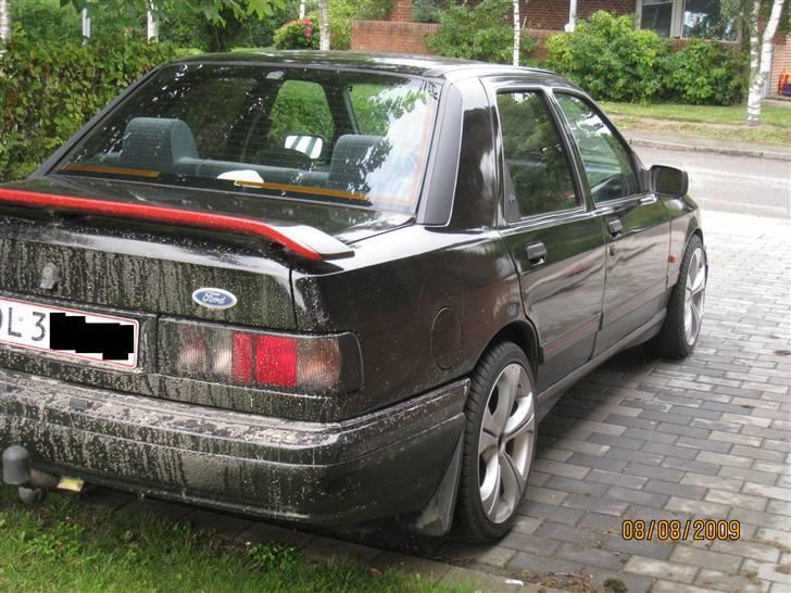 Ford sierra ghia - lige lidt ny billerder fra den 8/8-09 Ramte vist en grusvej i morges.. Ups billede 18