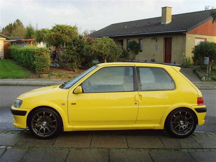 Peugeot 106 Gti (SOLGT) - Sænket og med de nye fælge :) billede 1