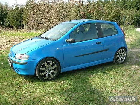 Fiat Punto sporting *Solgt* - sådan så den ud da jeg købte den billede 16