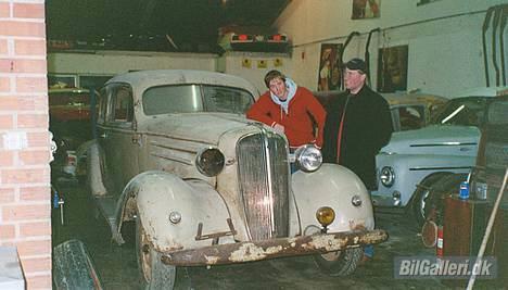 Amerikaner Chevrolet Tudor Sedan - Sidst billede inden bilen blev hentet, den er vist kørende i dag!! billede 15