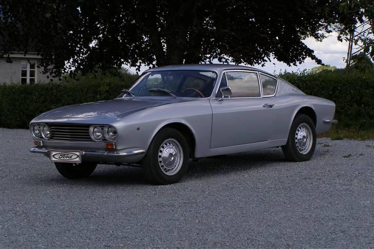 Ford OSI Coupé (20M TS) - De originale fælg her monteret. Set lige bag fra tangerede de til at være lidt uinspirende, grundet den ringe bredde. billede 11
