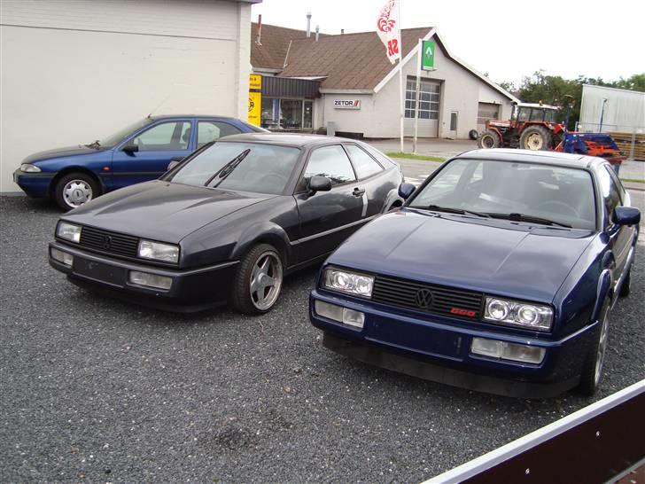 VW corrado G60 væk - ja her holder begge mione corrado,er billede 12
