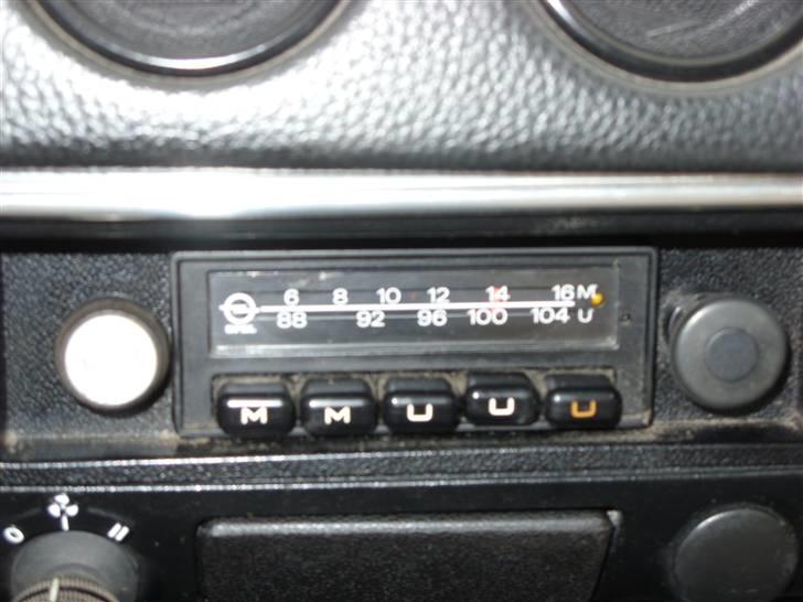 Opel kadett c *INDEN RENOVERING* - Original Radio fra 1978 billede 4