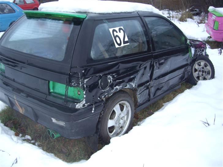 Mitsubishi  Colt Folkerace  - sådan se den ud nu/ bive star lave billede 10