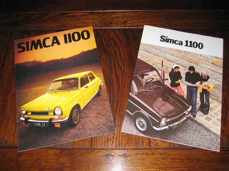 Simca 1100 - Salgsbrochurer billede 18
