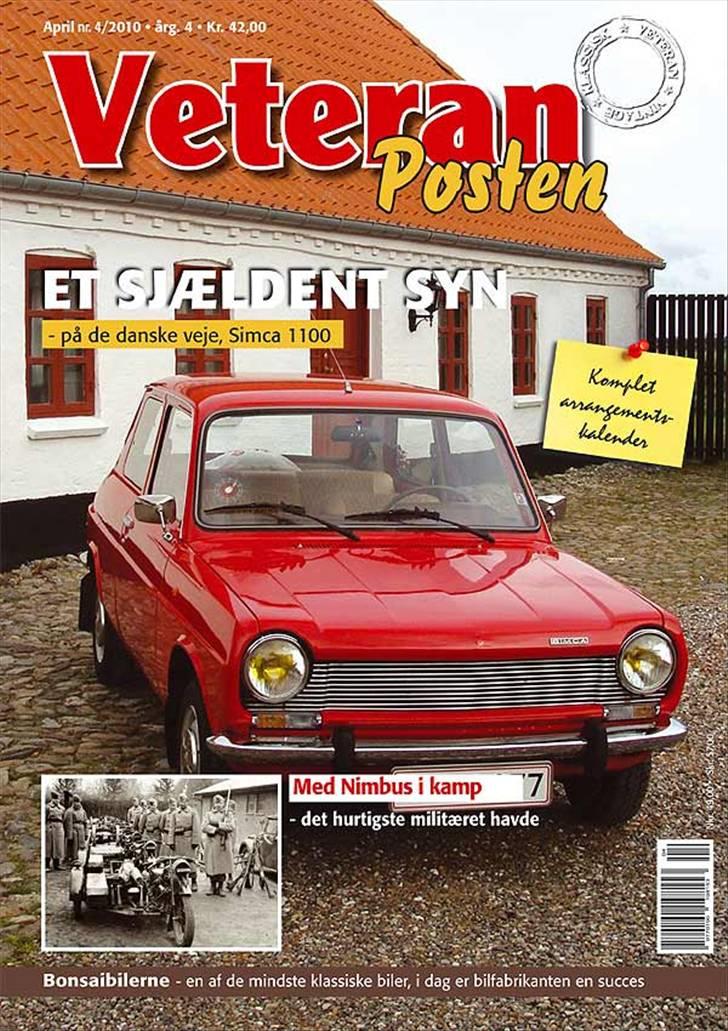 Simca 1100 - Simcaén i Veteranposten april 2010 billede 20