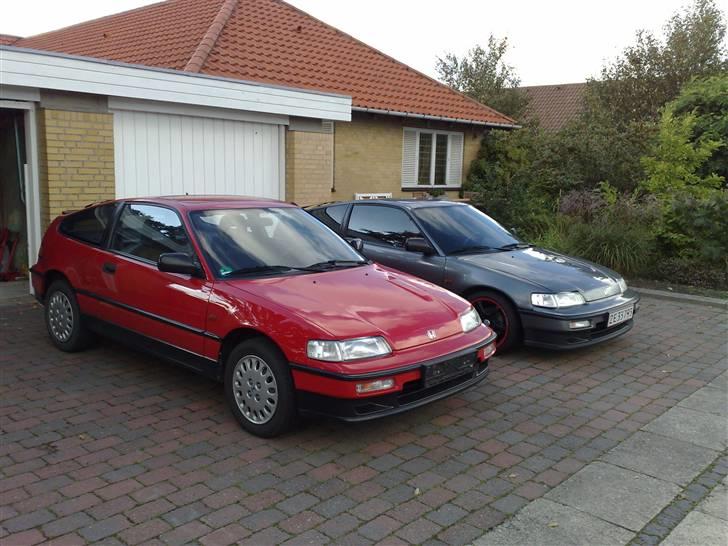 Honda CRX 1,6i-16 - Solgt - Sammen med min brors ED9 som også er et fint importeret eksemplar billede 6